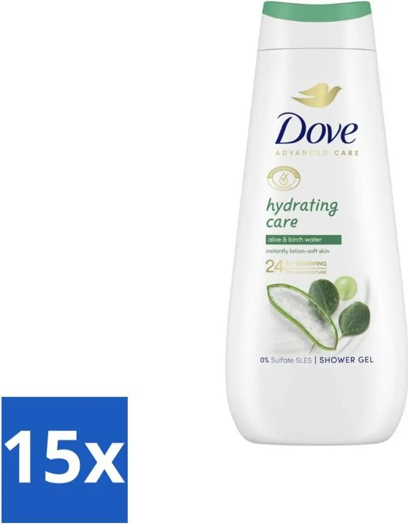 Dove Aloe Vera Crema Doccia | 15 Pezzi 400ml | Il Tuo Ritual Spa