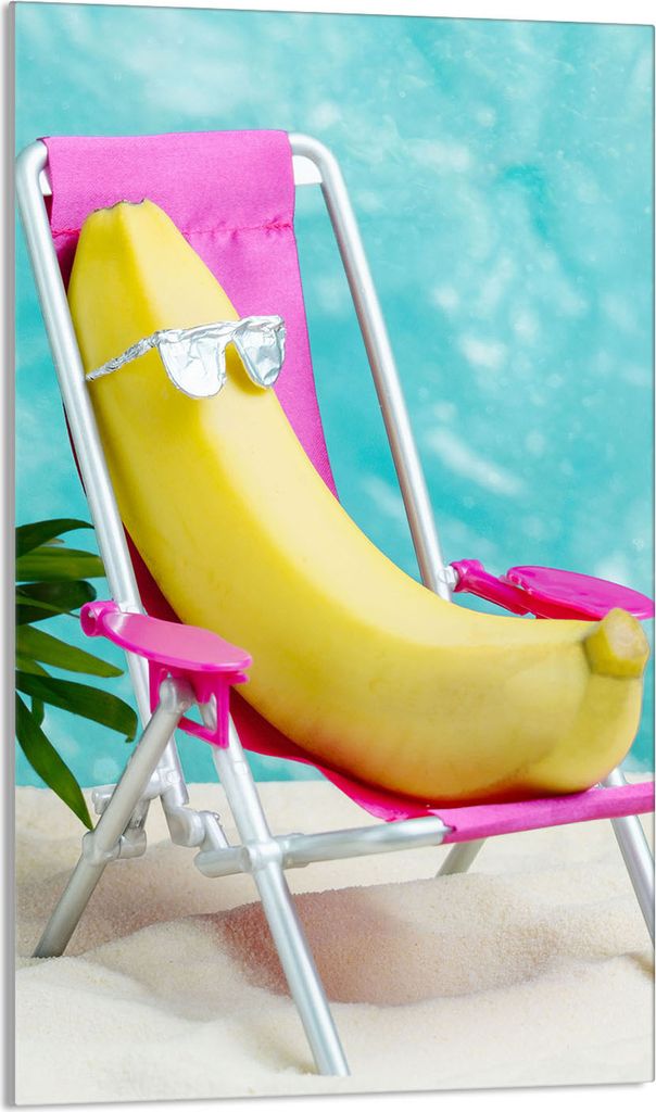 Glasschneidebrett 30x52 Banane