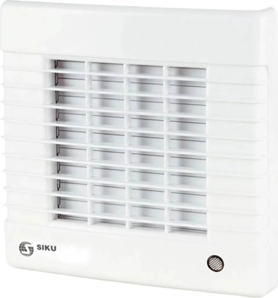 Ventilateur SIKU DM 100 mm avec store automatique et roulement à billes