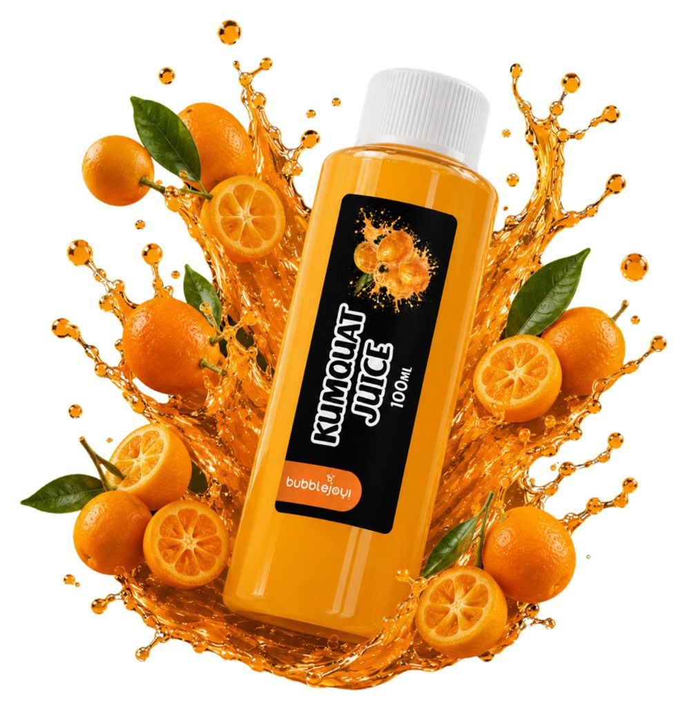 BubbleJoy Sirup Kumquat 100 ml Fruchtsirup für Bubble Tea Produktbild 