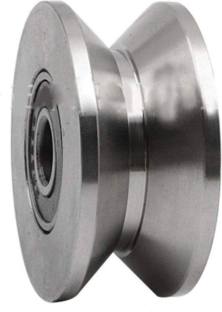 Schwerlast Schiebetor Rolle 68mm Edelstahl Kugellager