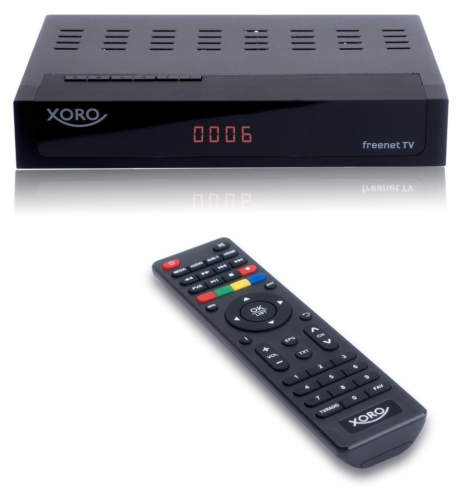 Xoro SAT100582 Xoro HRT 8770 Twin, HD DVB-T2/C Productafbeelding 