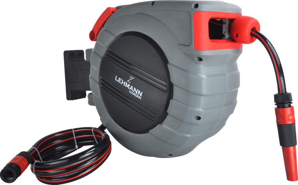 Lehmann Schlauchaufroller mit 35 + 2 Meter Schlauch, Produktbild