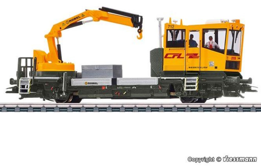 Viessmann Robel Gleiskraftwagen 54.22 mit bewgl. Kran CFL Luxembourg 2628