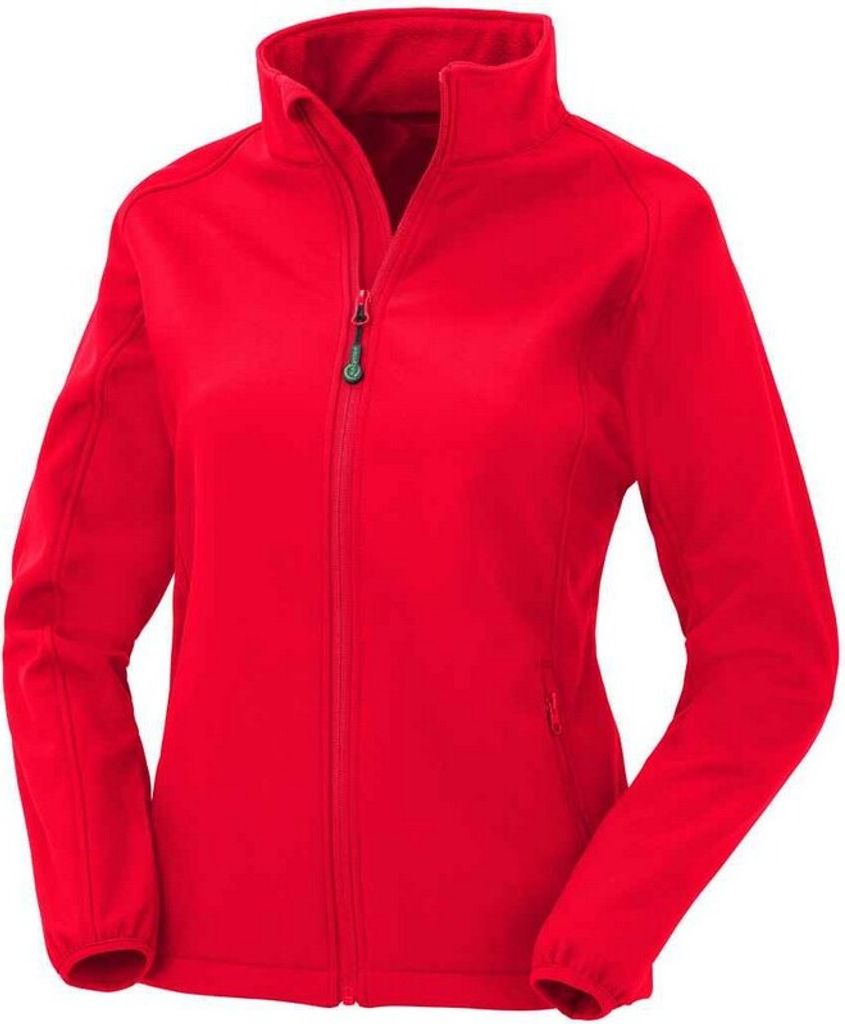 Result Genuine Recycled - Softshelljacke Zum Bedrucken für Damen RW10576 (34 DE) (Rot)