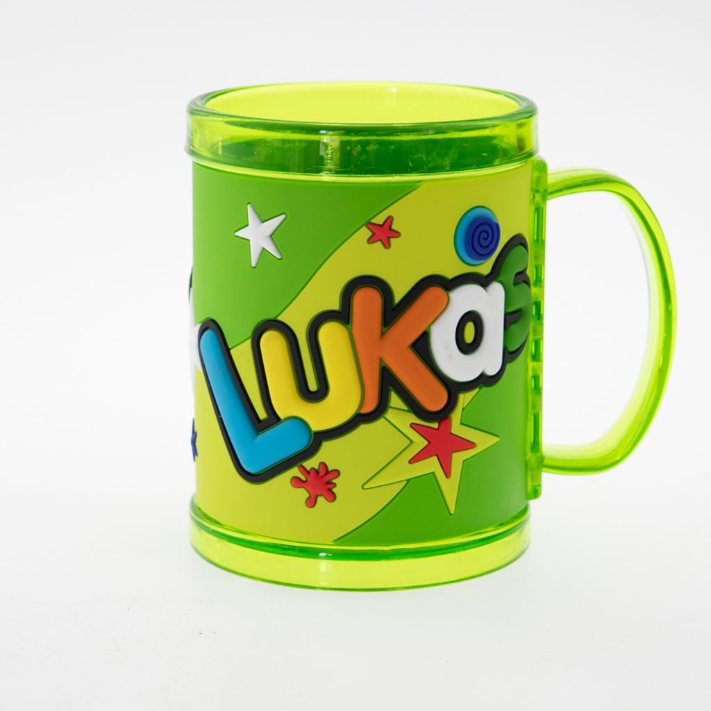 John Hinde Namensbecher für Kinder Name Lukas Produktbild 