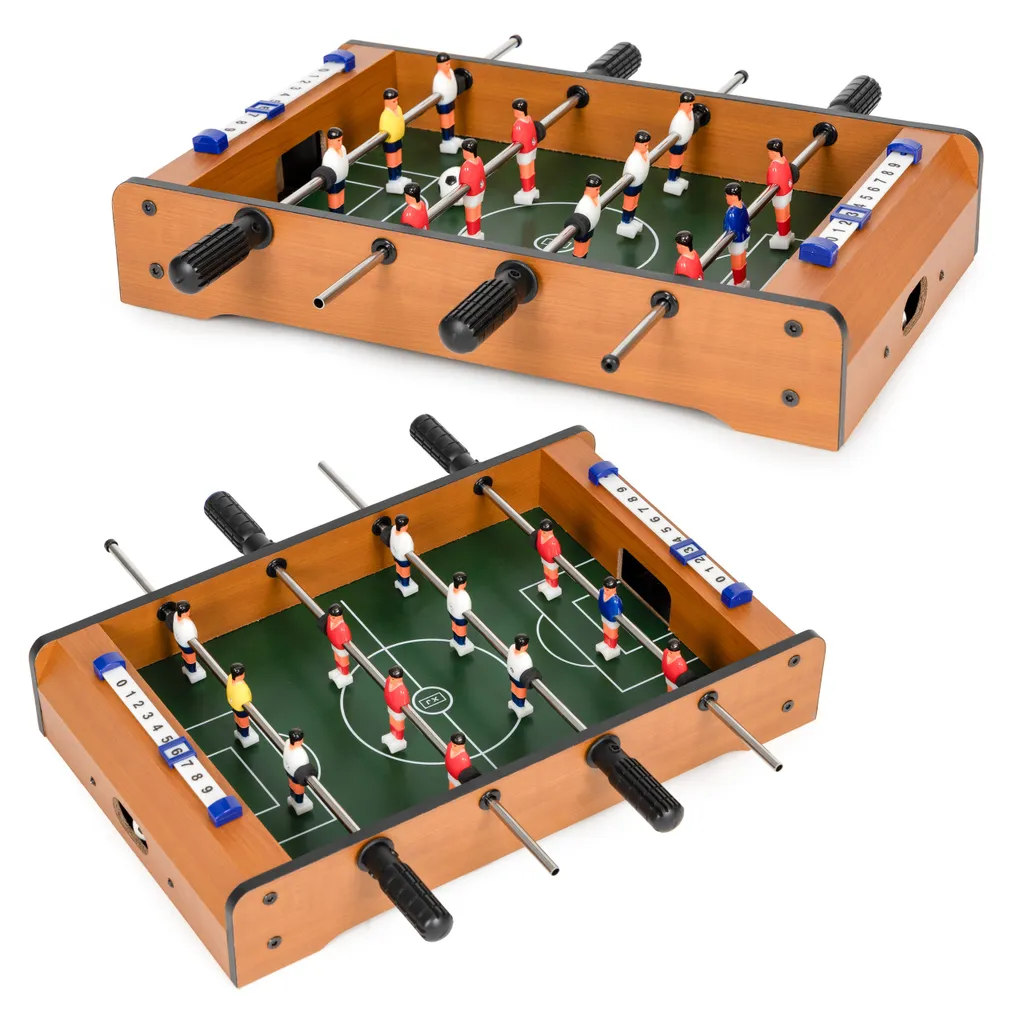 Mini baby-foot pour enfants avec deux balles de jeu - Modèle compact