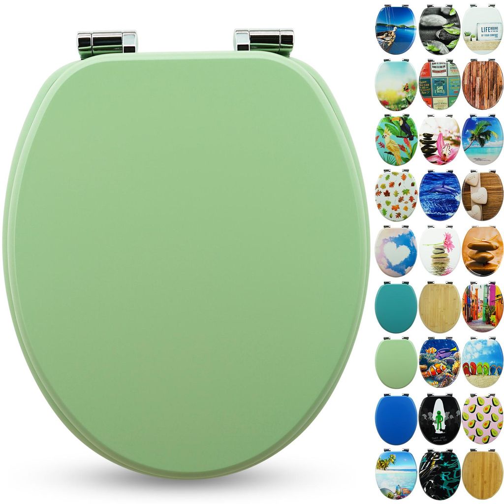 Sanfino® Premium WC Sitz "Mint Green" hochwertiger Produktbild 