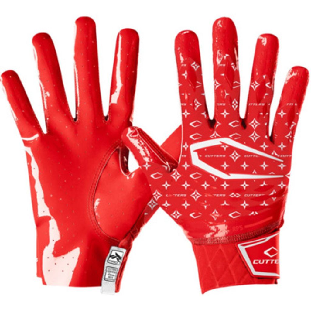 Cutters CG10480 Rev Pro 5.0 Receiver Gloves LE XXL Red/White American Football Artikel
