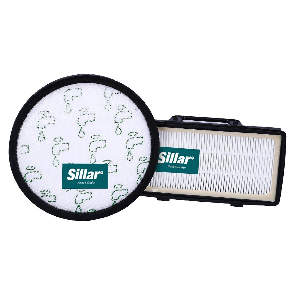 Sillar Staubsaugerfilter 2er-Set – Ersatzfilter (Vormotor + Produktbild 
