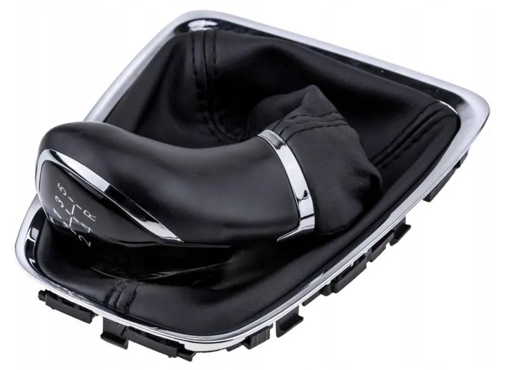 Levier de vitesses Opel Crossland X avec manchon cuir noir 5 vitesses