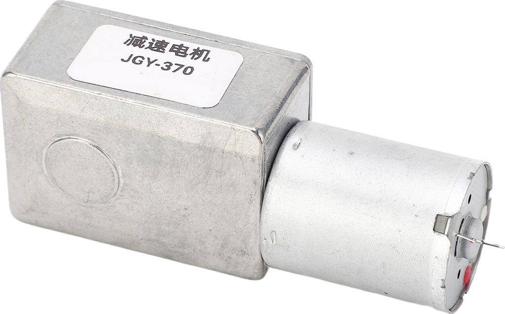 Getriebemotor 12mm Einzelwelle Selbsthemmend Umkehrbarer Schneckengetriebemotor mit Befestigungssockel DC24V 10RPM