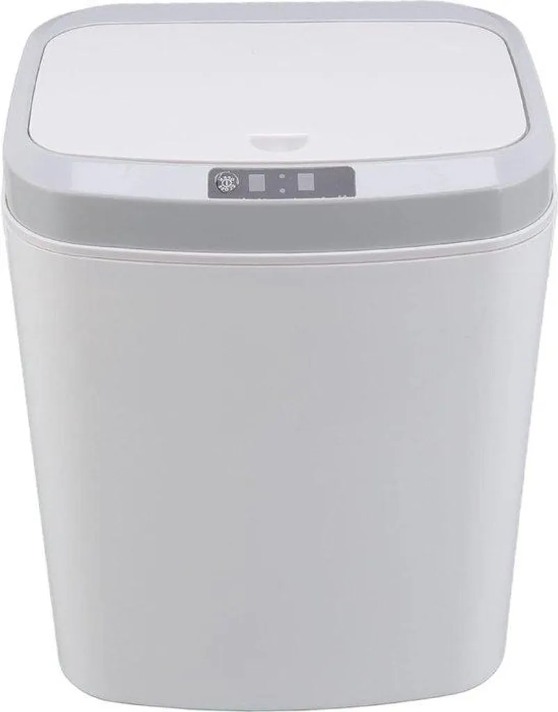 Poubelle sans contact 16L anti-odeurs avec capteur et lumière LED