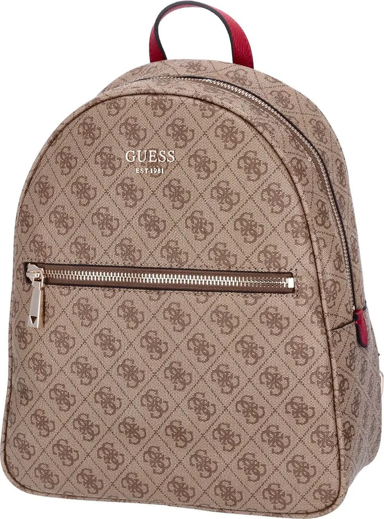Zaino Guess Vikky Con Logo – Chiusura A Pulsante, Metalleria Oro, Elegante E Pratico - 2