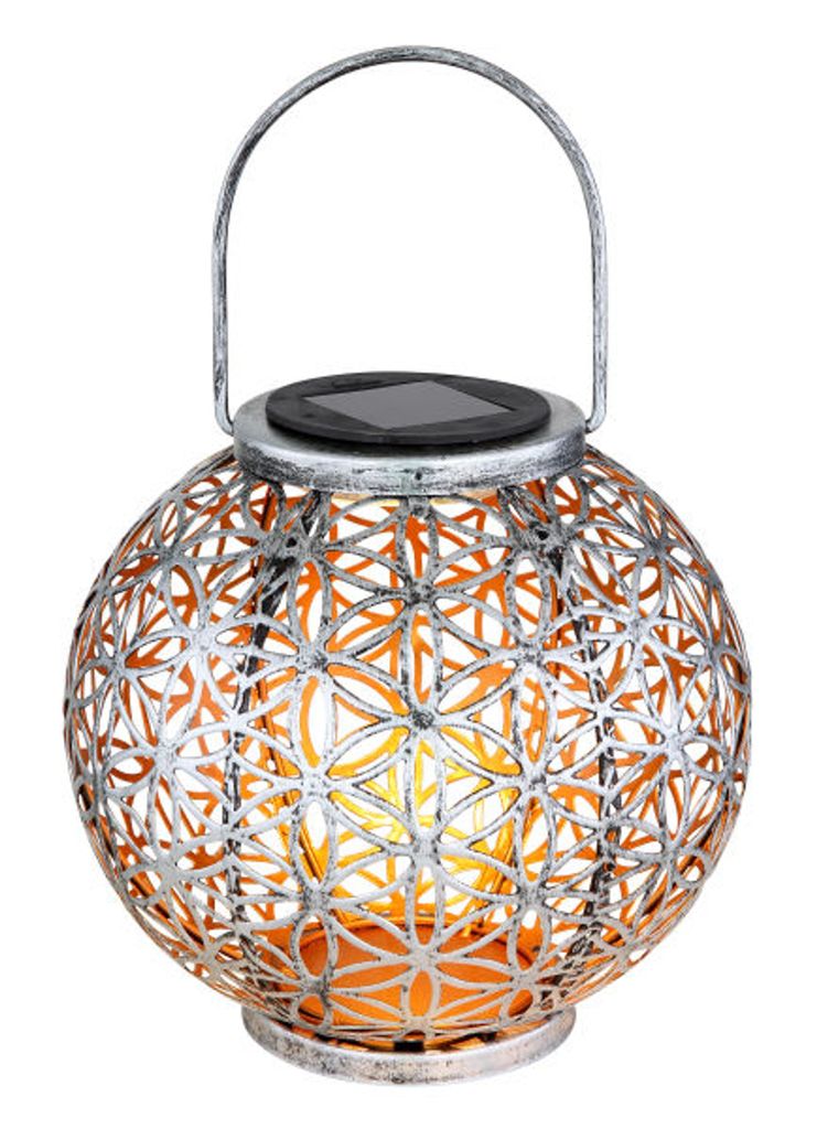 GLOBO Solární světlo Zahradní lucerna Kulatá solární lampa Obrázek produktu 