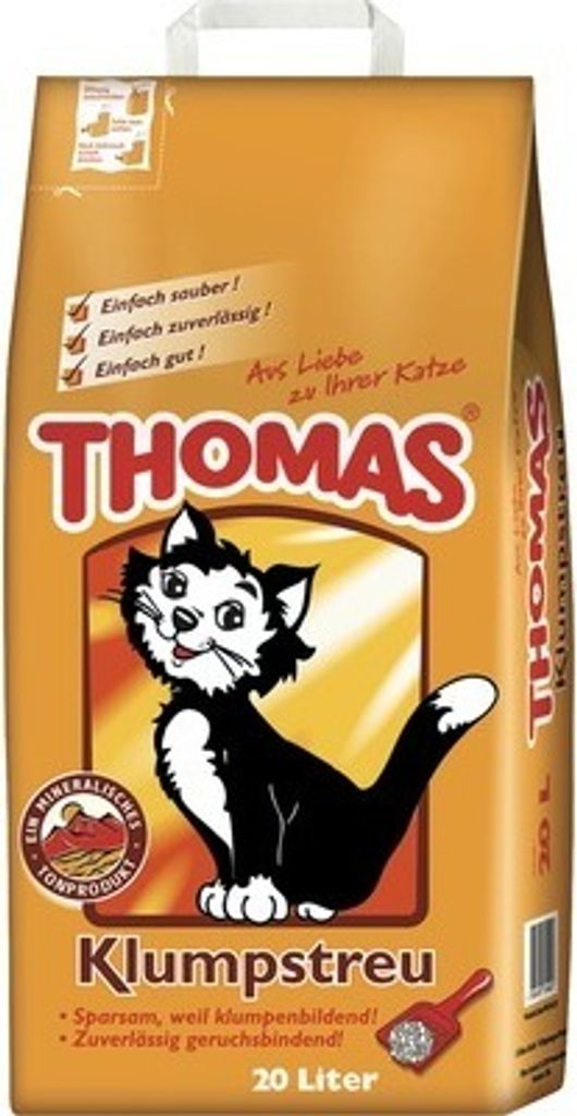 Katzenstreu THOMAS klumpend 20 l Produktbild 