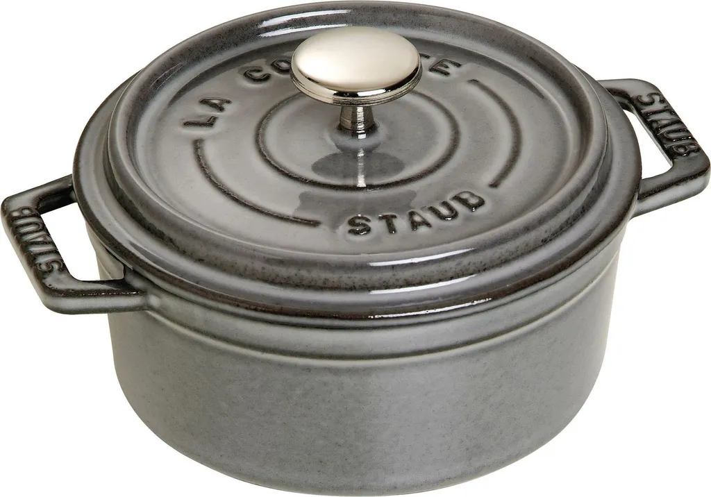 STAUB La Cocotte 12cm 400ml Rotonda - Grigio Grafite Professionale