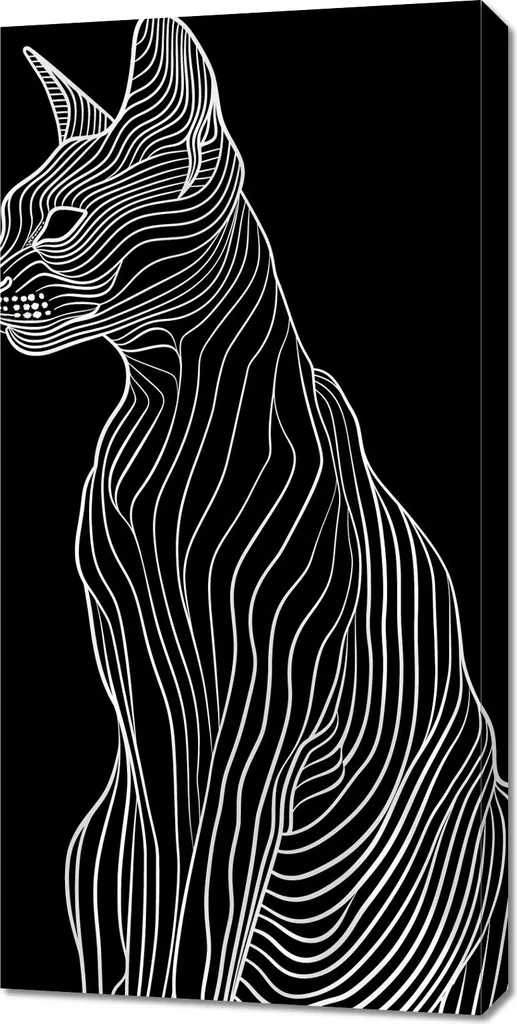 Déco murale moderne Contour 50x100 cm - Habiller un grand mur