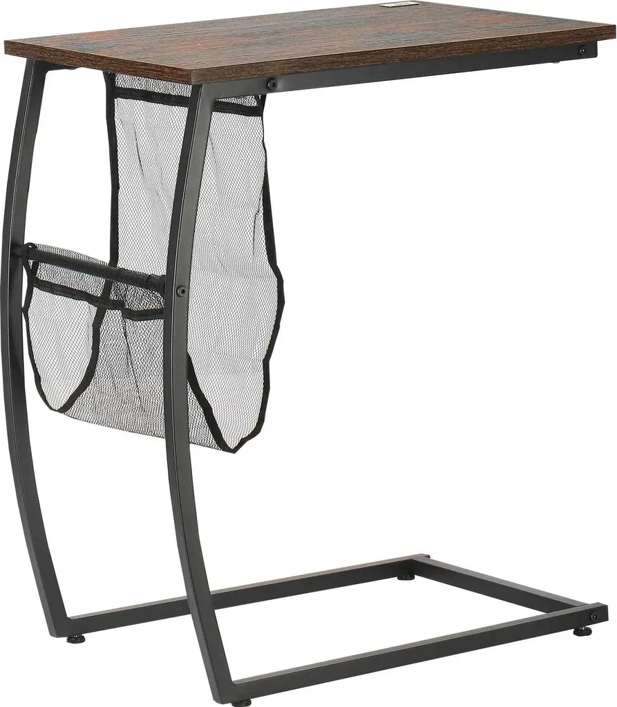 Support ordinateur pour canapé et table de lecture avec rangement latéral