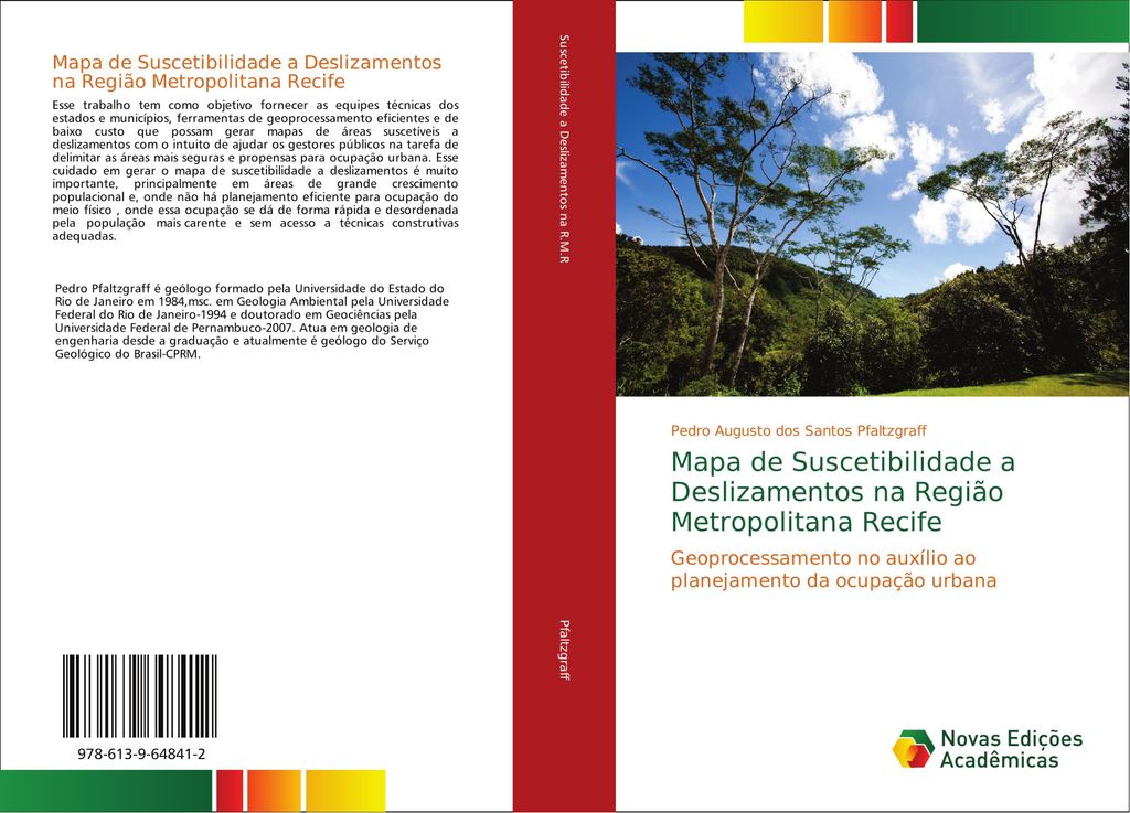 Mapa de Suscetibilidade a Deslizamentos na Região Metropolitana Recife
