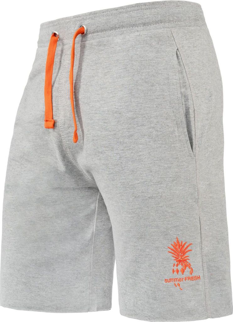 Summerfresh Summerfresh Baumwoll Short BEN Herren, kurze Hose , Sommerhose , F240 - Herren, grau meliert, S