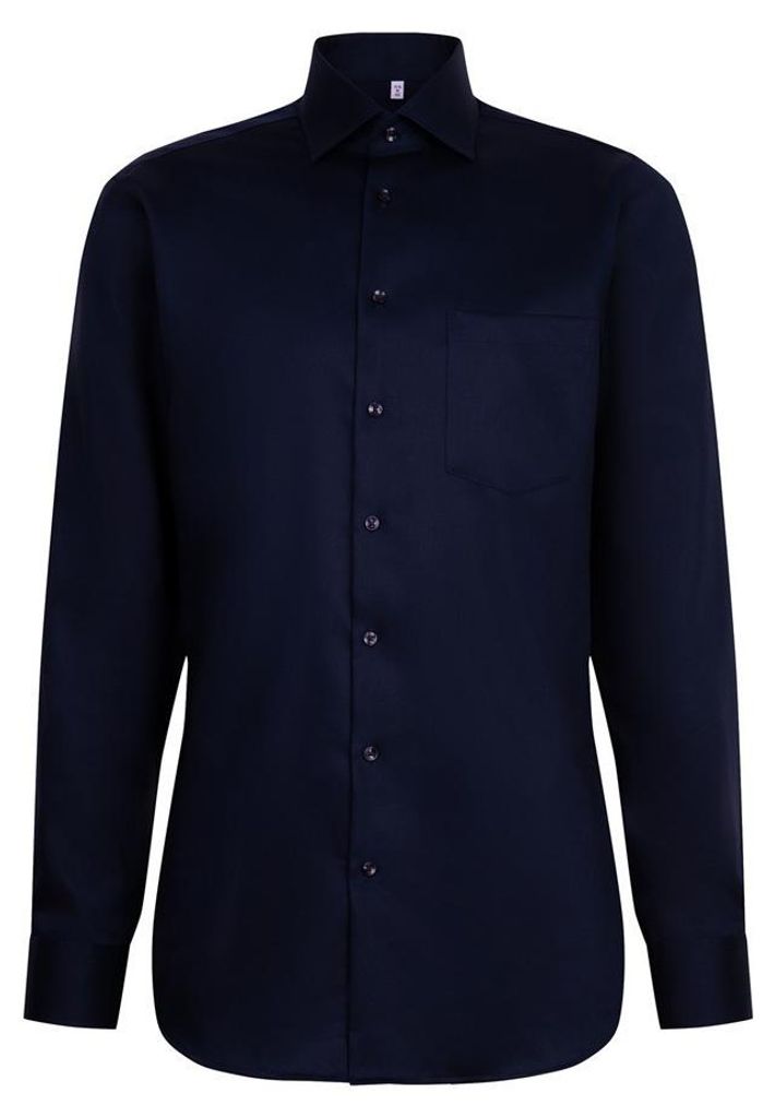 Seidensticker BUSINESS Hemd Langarm New-Kent Regular Marine 38