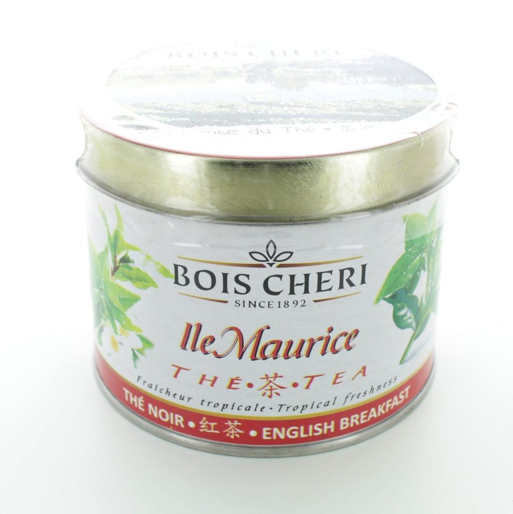 Bois Cheri Natural Black Tea - English Breakfast - (125g - loser Schwarztee) in nostalgischer Sammeldose