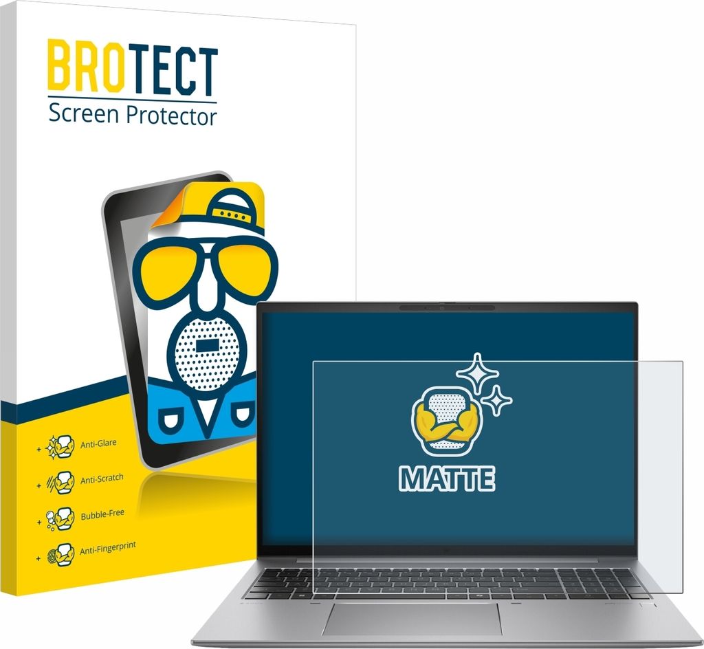 BROTECT Schutzfolie für HP Zbook Firefly 16 G11 Displayschutz Displayschutzfolie Folie Matt Entspiegelungsfolie