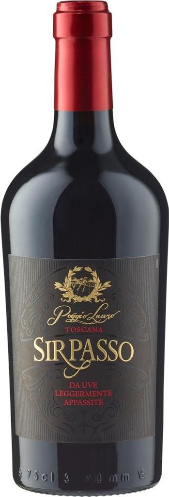 Poggio Lauro Sir Passo Toscana Rosso da Uve Leggermente Produktbild 
