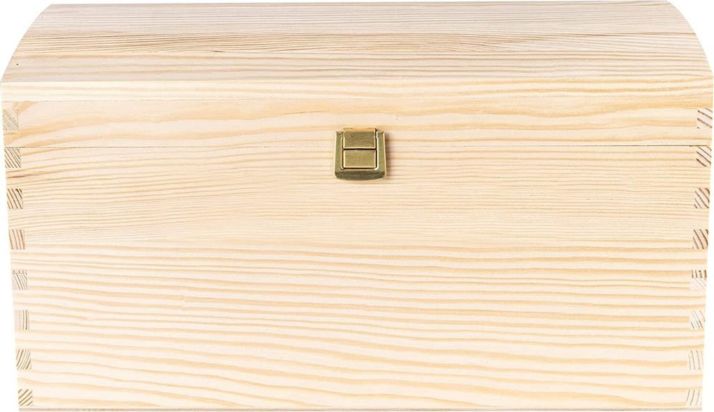 Creative Deco XXL Große Holztruhe Holz-Kiste mit Deckel und Produktbild 10
