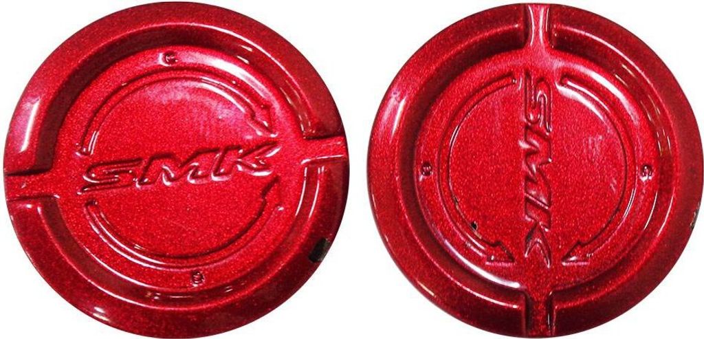 Smk Retro Casco Coprivite Rosso Rosso Taglia Unica Immagine del prodotto 
