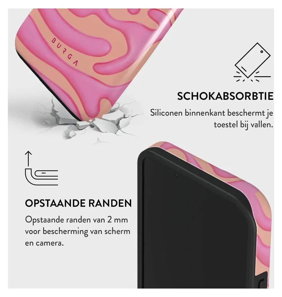 Étui iPhone 15 Robuste et Design Popsicle - Coque Burga Double Blindage
