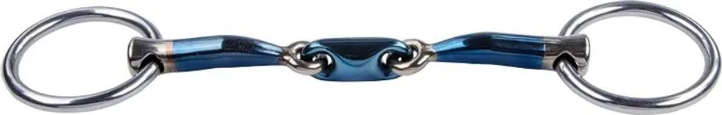 Mors à anneaux coulissants Sweet Iron Trust 12 mm pour cheval de sport