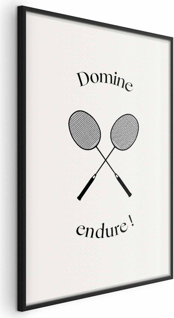 Posterpapier Poster - Summer Games - Badminton Rackets on a White Background 29.7x42 cm Abstrakt i-C-10079-ao-a