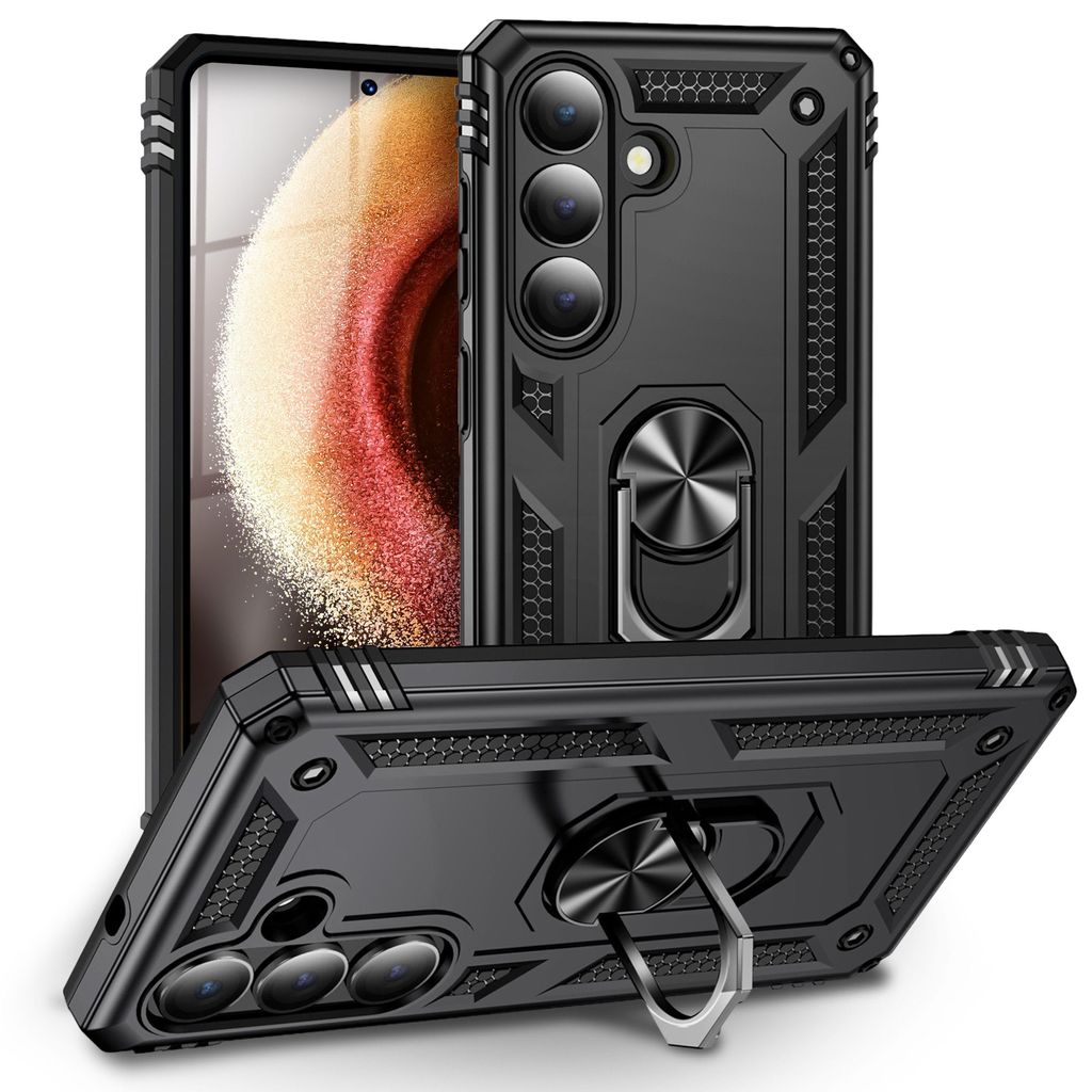 NALIA Panzerhülle für Samsung Galaxy S26 Plus – Ring-Ständer 360° & für Magnet-Halterung – Stoßfestes Outdoor Case – Marke aus Berlin ...