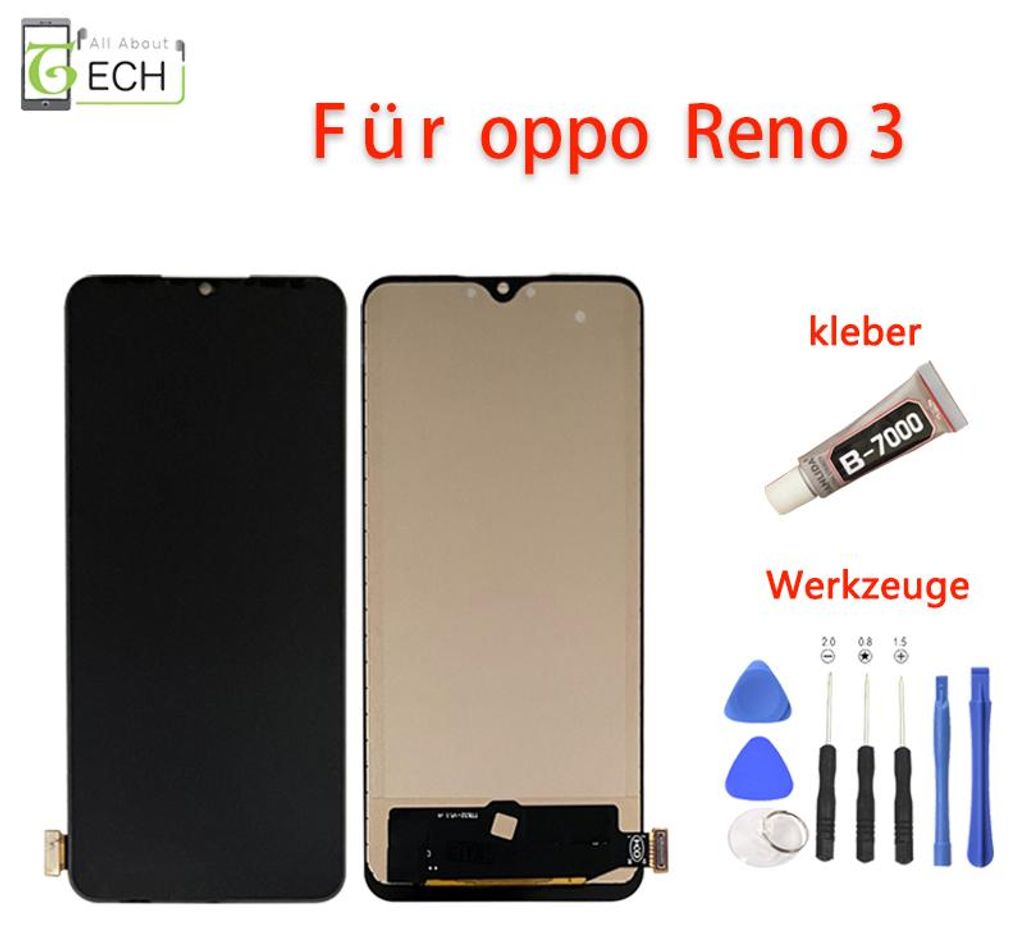Für Oppo RENO 3 CPH2043 LCD Display Bildschirm Touchscreen Produktbild 