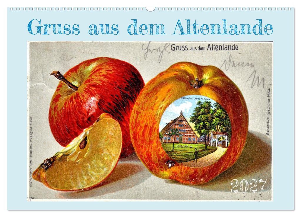 Gruss aus dem Altenlande (Wandkalender 2027 DIN A2 quer), CALVENDO Monatskalender