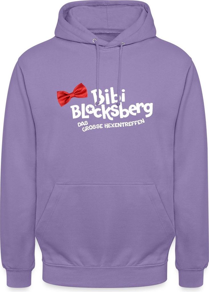 Spreadshirt Bibi Blocksberg Film Das Große Hexentreffen Logo Uni Hoodie, XXL, Lavendel