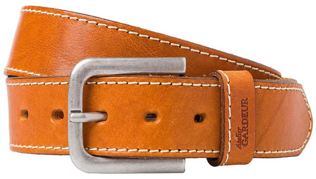 Gardeur Men Herren Gürtel HG-001-49298 in braun -100% Leder Größe 105