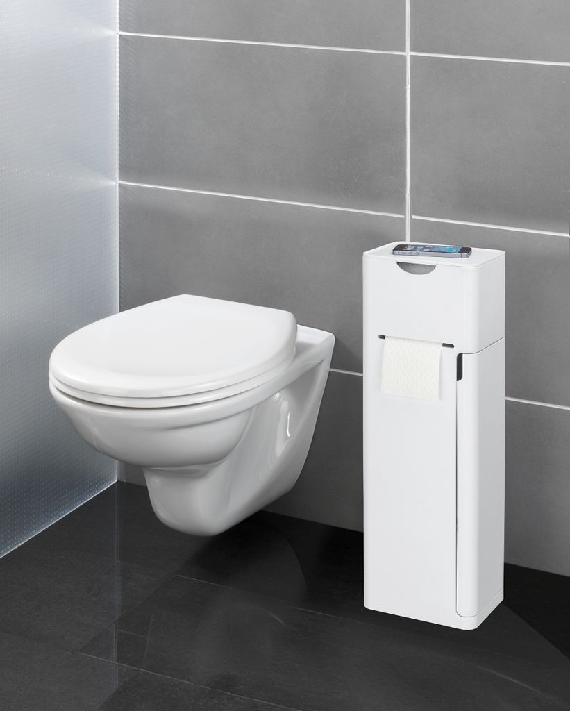 WENKO WC-Garnitur Imon weiß Kunststoff Produktbild 17