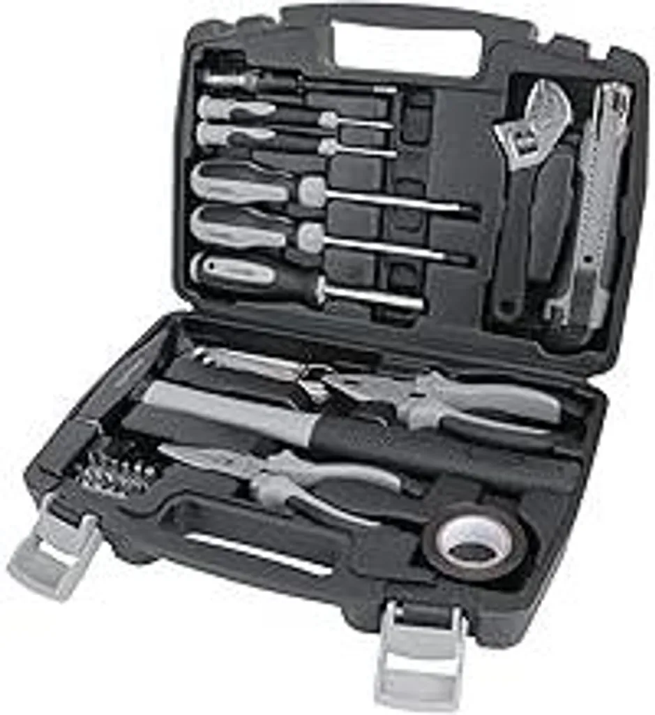 Offerta Set Utensili 32 Pezzi Lega Acciaio Nero Grigio | Compra Ora