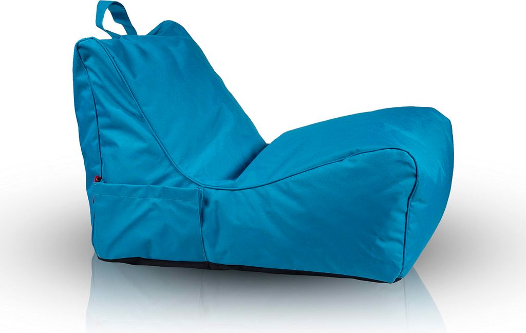 Ecopuf, Sitzkissen Sessel Bean Bag, Sitzsack, Innen und Außen, Hellblau Nc6