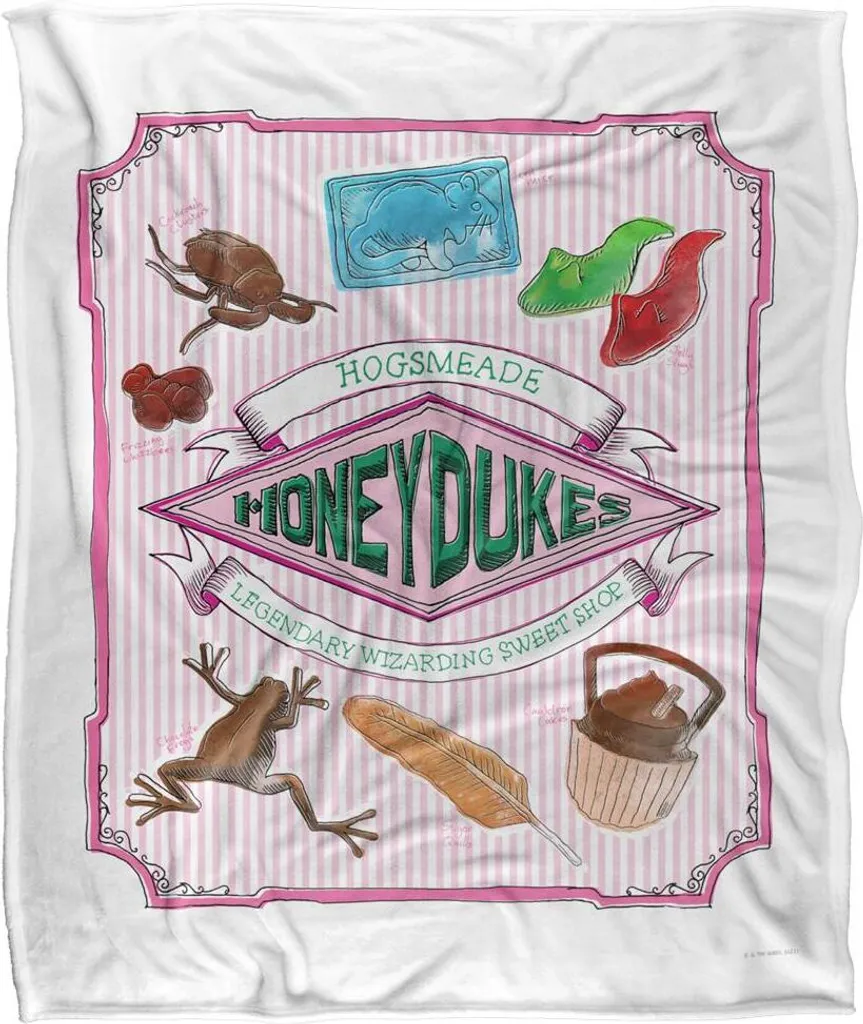 Couverture Harry Potter Honeydukes Sweets TV18568 Plaid Doux Coloré