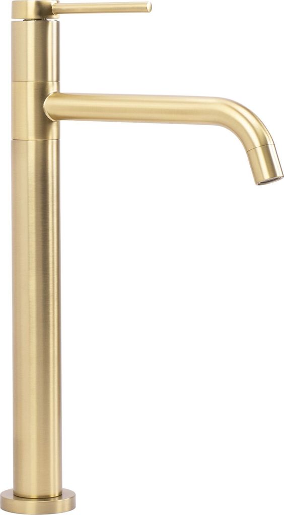 Rubinetto da Bagno Rea Lugano Slim Brush Gold High Immagine del prodotto 