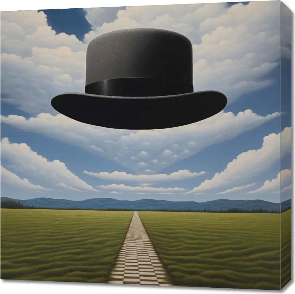 Offerta Quadro 70x70 cm Il sentiero dei destini inaspettati - Tela Canvas