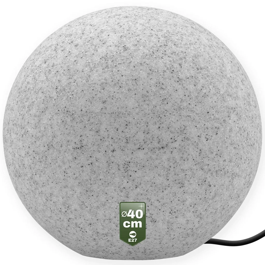 Lampe Boule Extérieure Étanche 40cm IP44 E27 Solution Balisage Jardin - 14