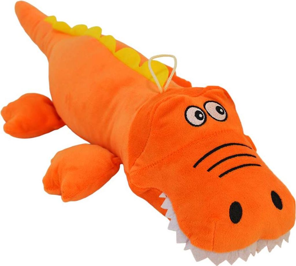 Orangenes Krokodil liegend - ca. 53 cm Immagine del prodotto 
