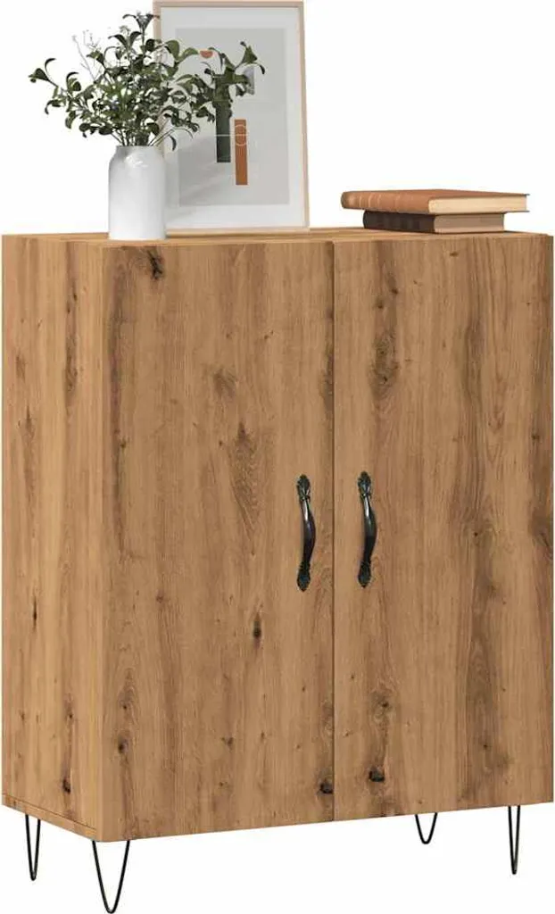 Credenza vetrina design rovere Artisan 69,5x34x90 cm materiale legno - Cassettiere 2025 Nuovo9756998 1pacco