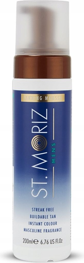 Selbstbräuner Schaum für Männer St Moriz Fast Tanning 200 ml schnelle natürliche Bräune ohne Streifen