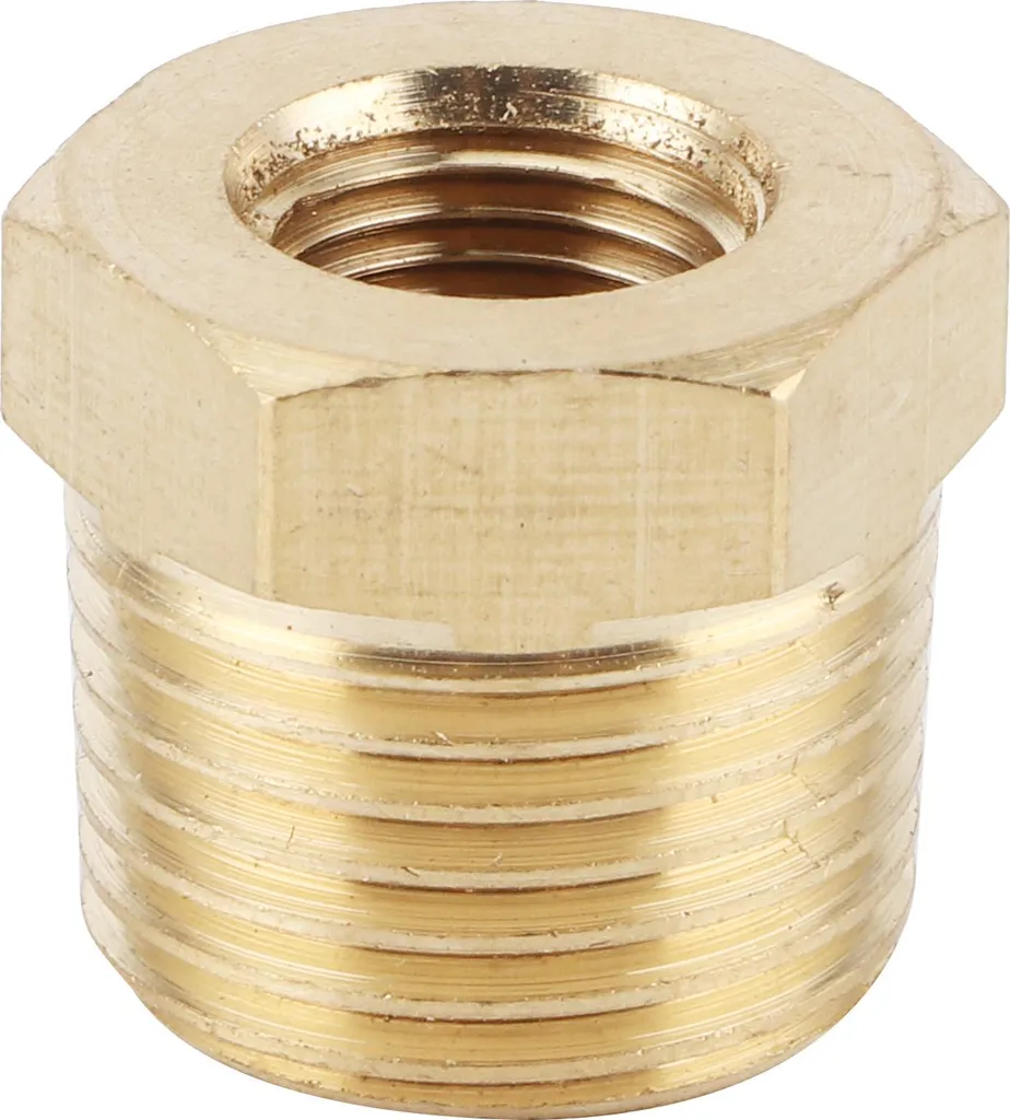 Legines Raccordo Riduttore In Ottone - Giunto NPT Femmina 1/2 X 1/4 - Confezione Da 2 - Pressione 1200 Psi
